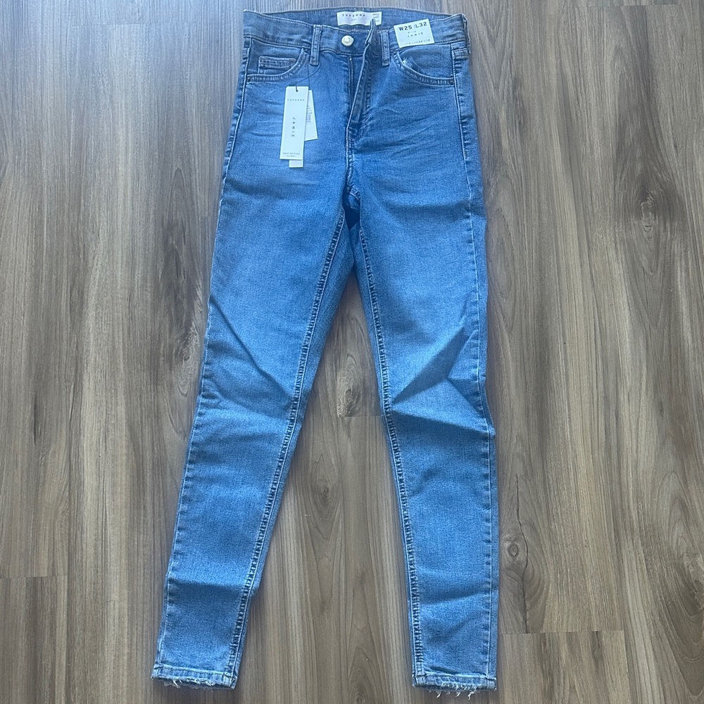 Topshop Jamie Skinny High Waist Jeans